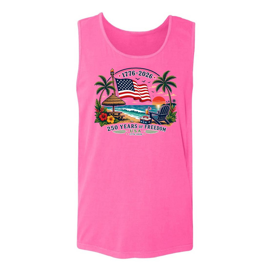 250th US Anniversary tropical edition tank top