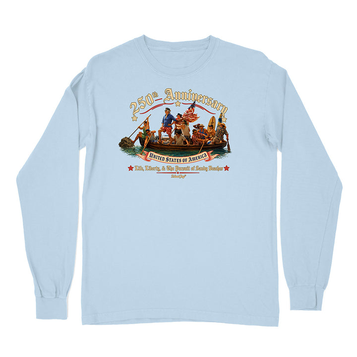 US 250TH Long Sleeve shirt in blue