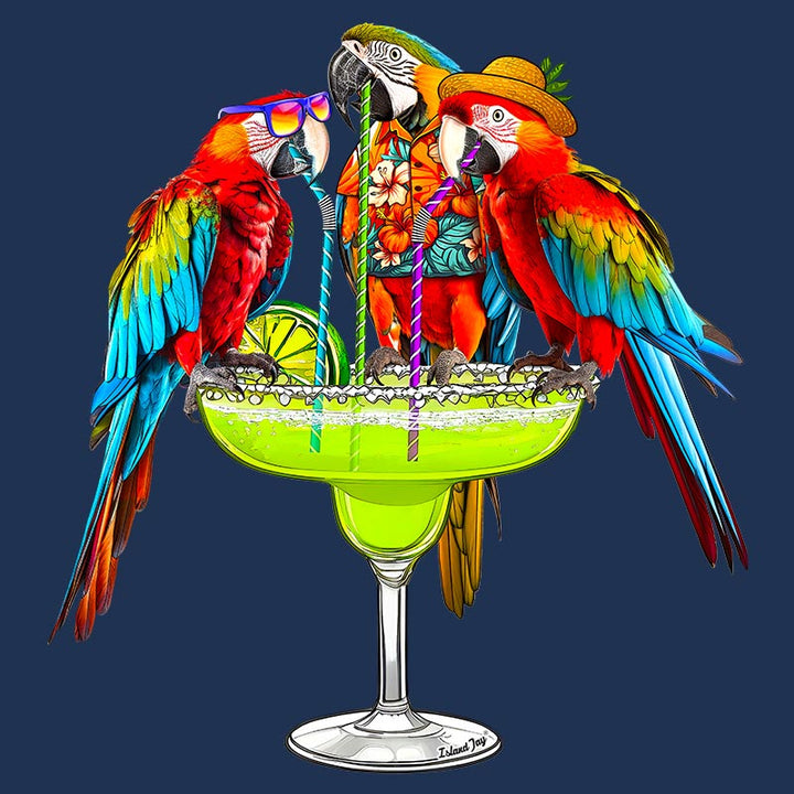 Margarita Parrot Party Tees & Accessories. These parrots love their margaritas!