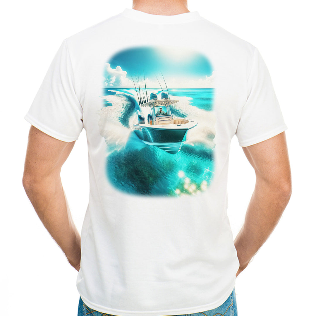 Full Throttle Boating Performance Shirt Short Sleeve