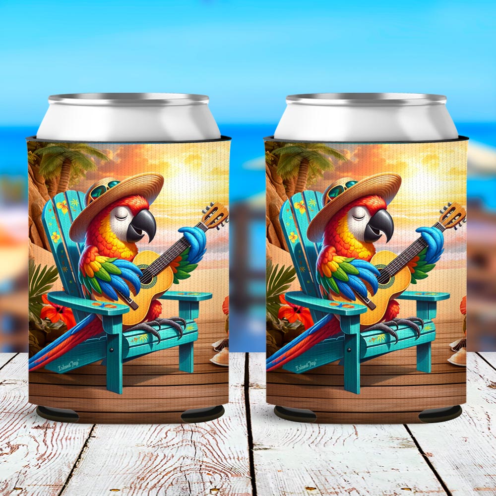 Rumba The Parrot Can Cooler Sleeve