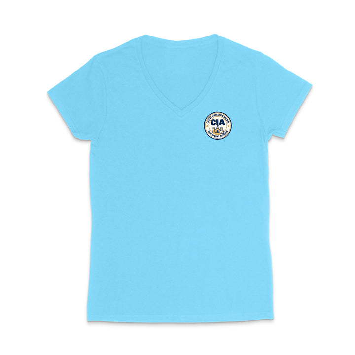 Castle Inspection Agency WOMEN'S V-Neck T-Shirt