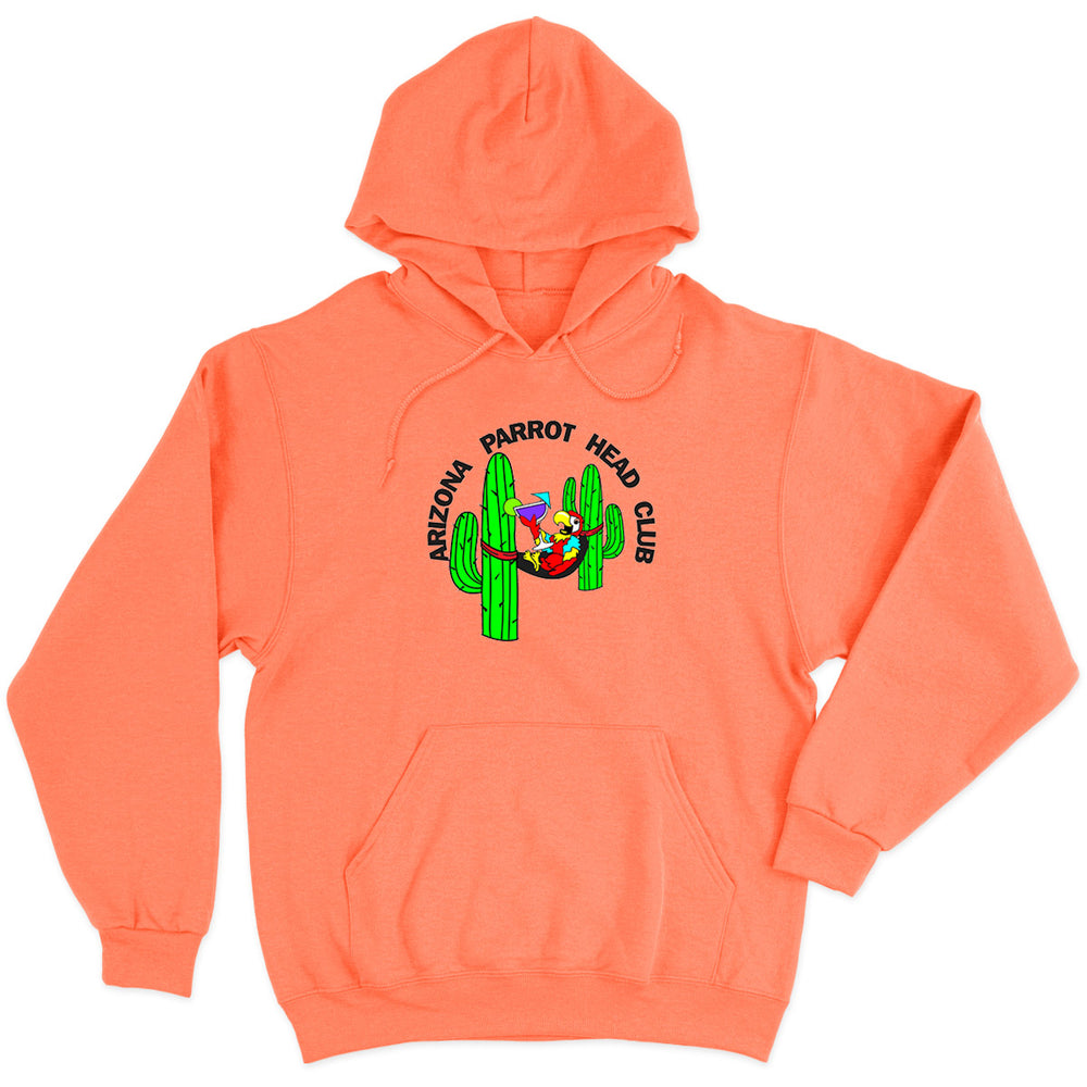 Arizona Parrot Head Club Soft Style Pullover Hoodie Heather Coral