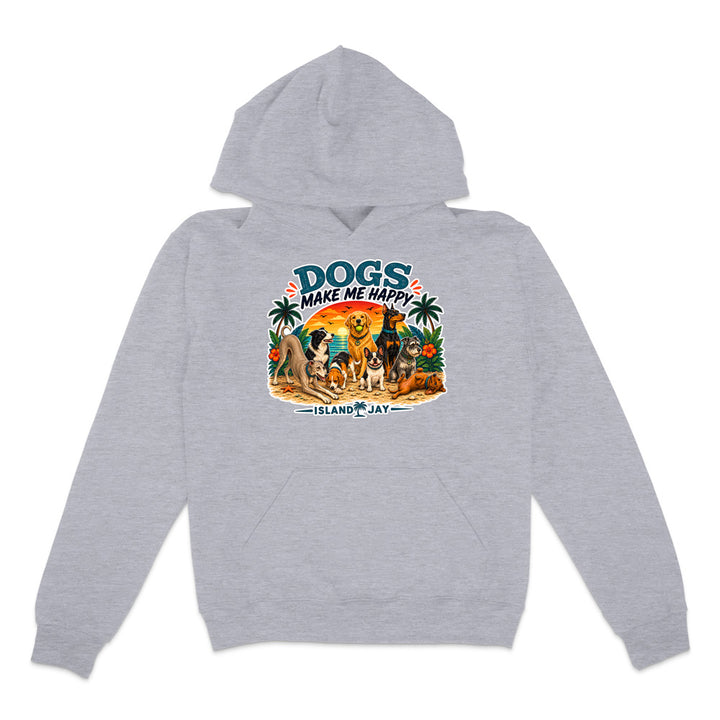 Dogs Make Me Happy Hoodie