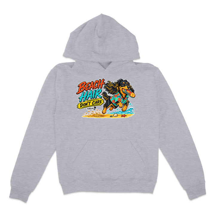 Beach Hair Don't Care Dog Hoodie