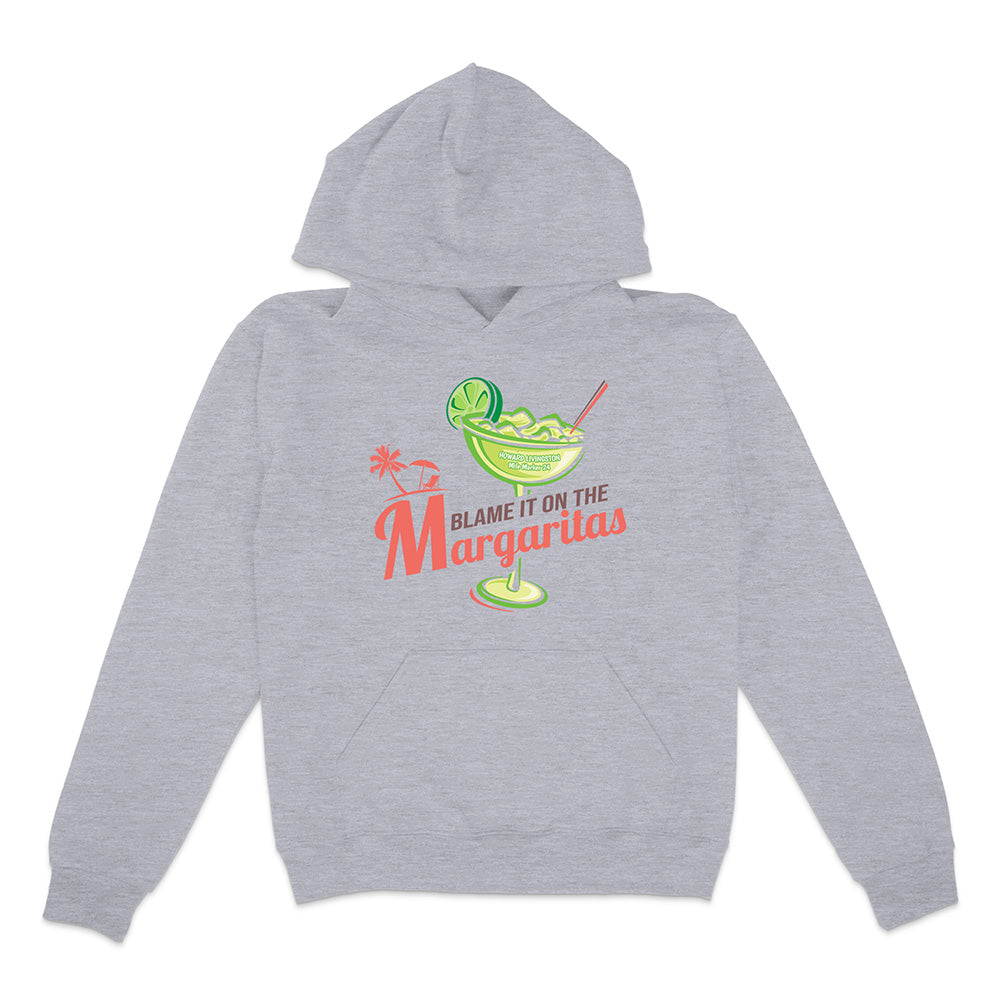Howard Livingston Blame It on the Margaritas Soft Style Pullover Hoodie Athletic Heather