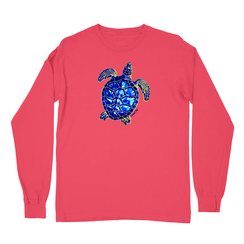 Sapphire Sea Turtle Long Sleeve Shirt
