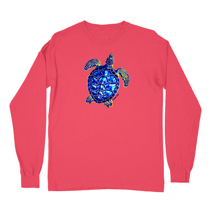 Sapphire Sea Turtle Long Sleeve Shirt