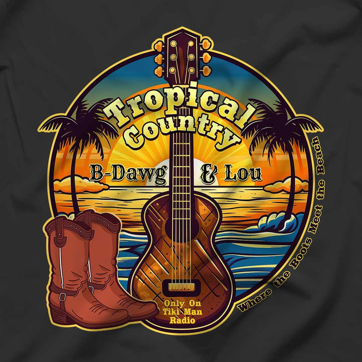 B Dawg & Lou Tropical Country T-Shirt