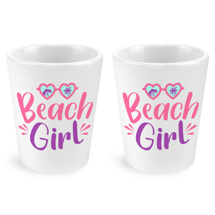 Beach Girl Shot Glass 2 Pack