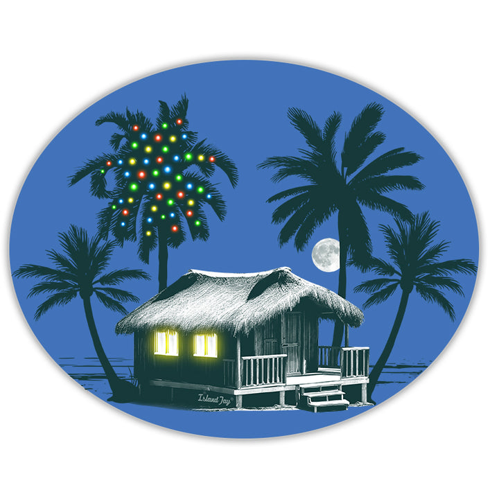 Deck the Palms: All Is Calm Sticker