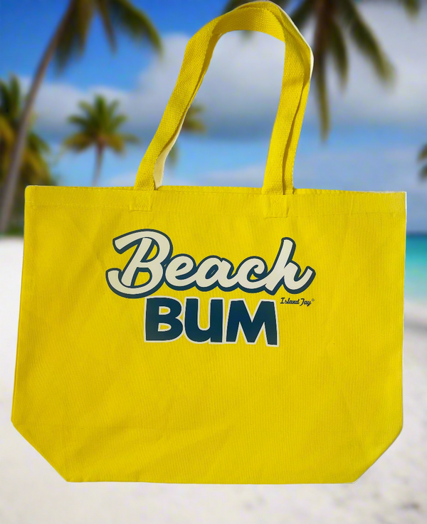 Beach Bum Canvas Resort Beach Tote Bag