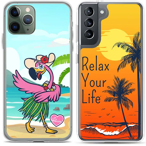 Shop Beach Designs Phone Cases for your Apple iPhone or Samsung