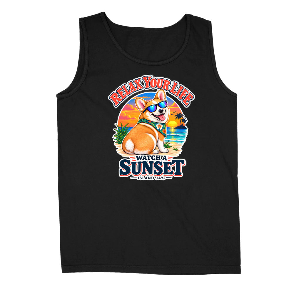Relax Your Life Watch a Sunset Tank Top