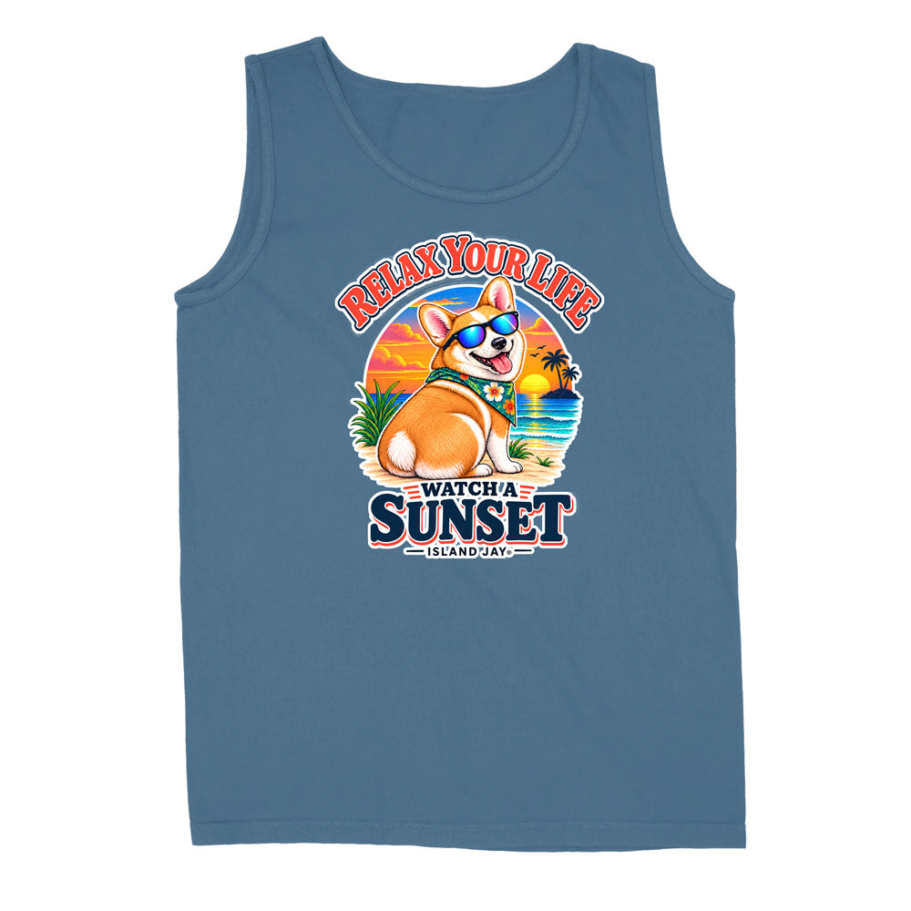 Relax Your Life Watch a Sunset Tank Top