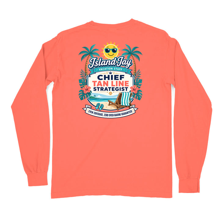 Chief Tanline Strategist Long Sleeve Shirt