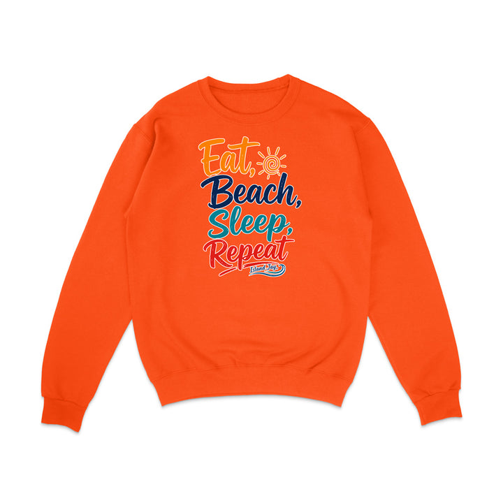 Eat, Beach, Sleep, Repeat Sweatshirt