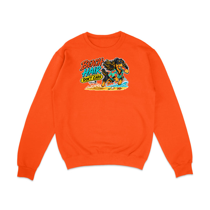 Beach Hair Don't Care Dog Sweatshirt