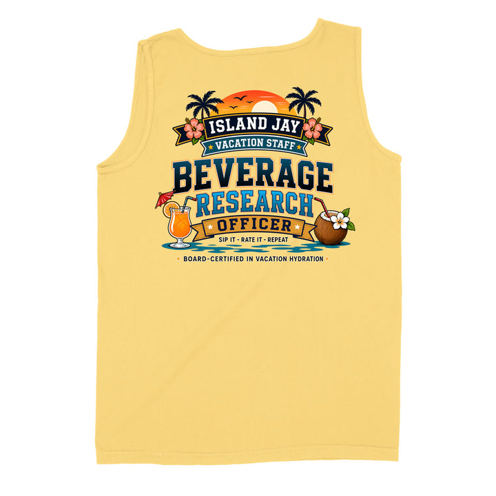 Beverage Research Officer Staff Shirt Tank Top