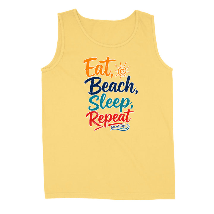 Eat, Beach, Sleep, Repeat Tank Top