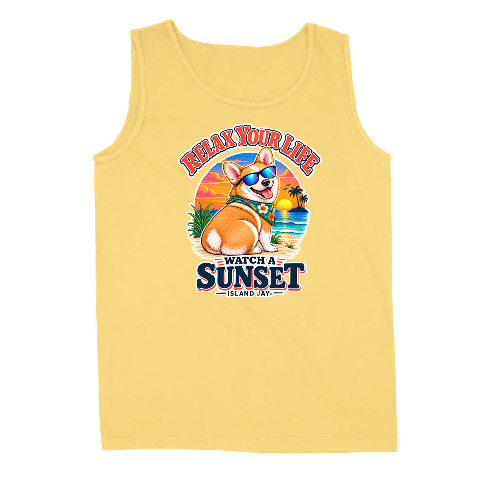 Relax Your Life Watch a Sunset Tank Top
