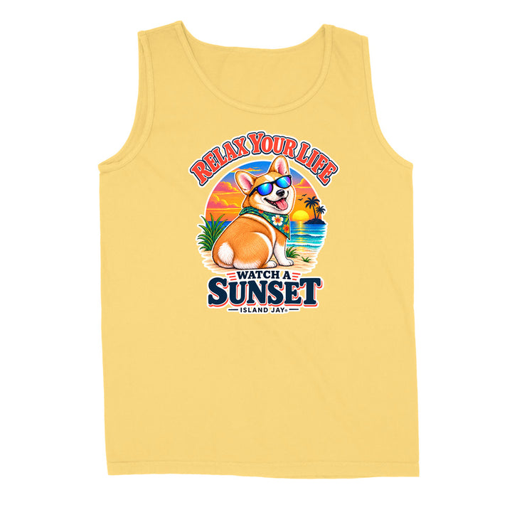 Relax Your Life Watch a Sunset Tank Top