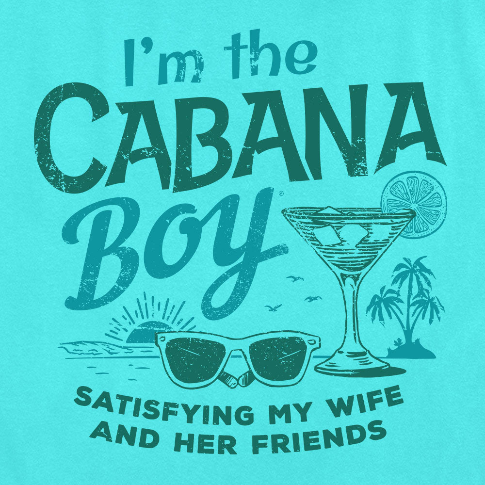 I'm The Cabana Boy - Satisfying My Wife & Her Friends Tank Top Closeup