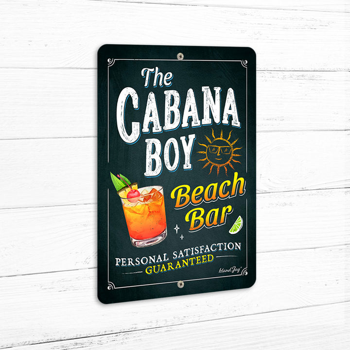 Cabana Boy Beach Bar 8" x 12" Beach Sign