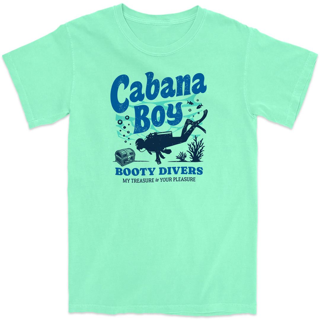 Cabana Boy Booty Divers T-Shirt Reef Green