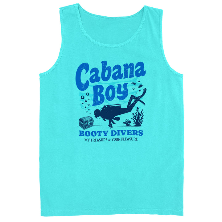 Cabana Boy Booty Divers Tank Top Scuba Blue