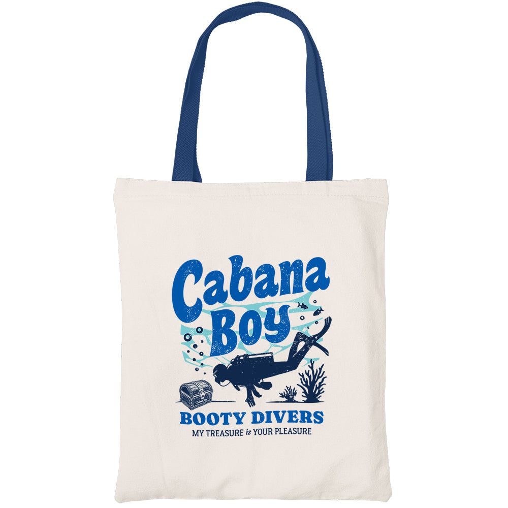Cabana Boy Booty Divers Canvas Beach Tote Bag