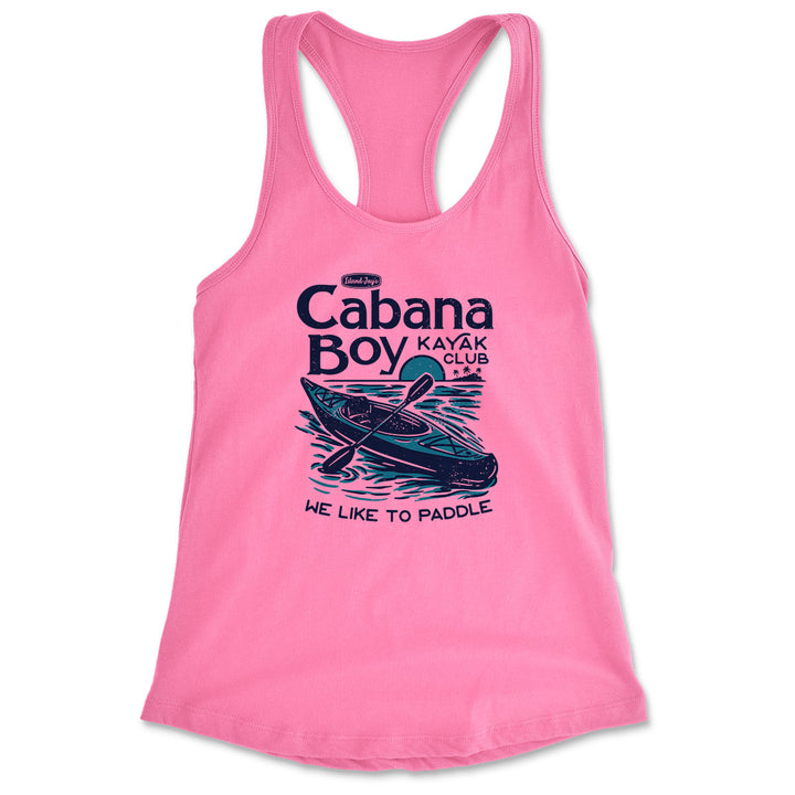 Women's Cabana Boy Kayak Club Racerback Tank Top