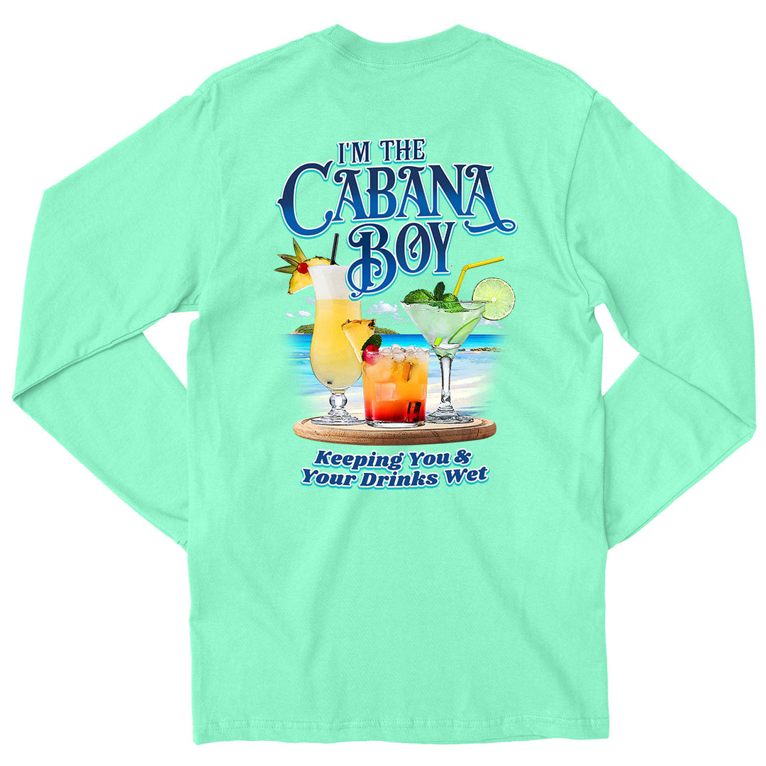 I'm The Cabana Boy - Keeping Your Drinks Wet Long Sleeve T-Shirt Mint