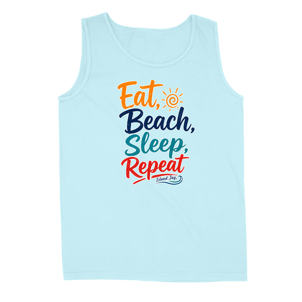 Eat, Beach, Sleep, Repeat Tank Top