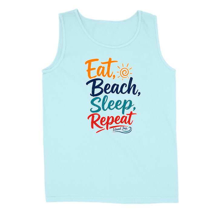 Eat, Beach, Sleep, Repeat Tank Top