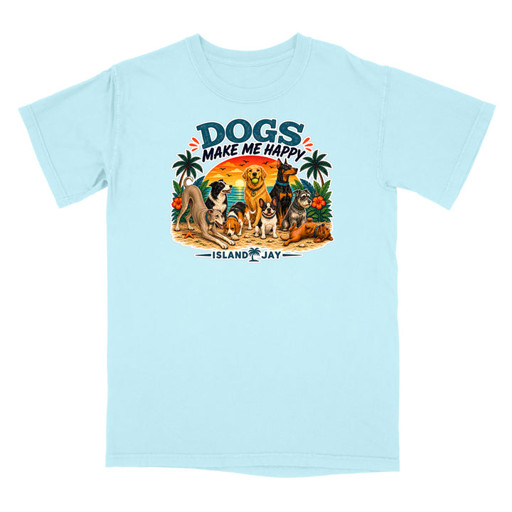 Dogs Make Me Happy T-Shirt