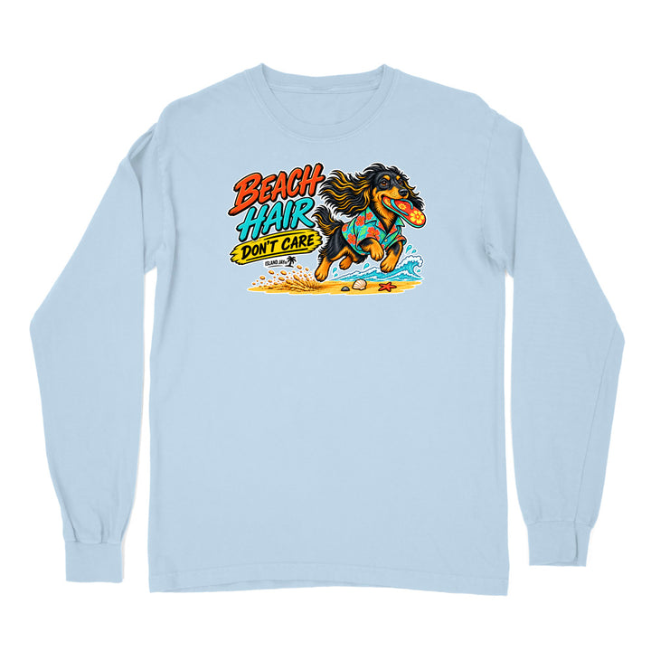 Beach Hair Don't Care Dog Long Sleeve Shirt