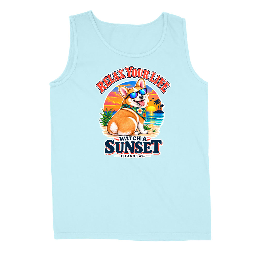 Relax Your Life Watch a Sunset Tank Top