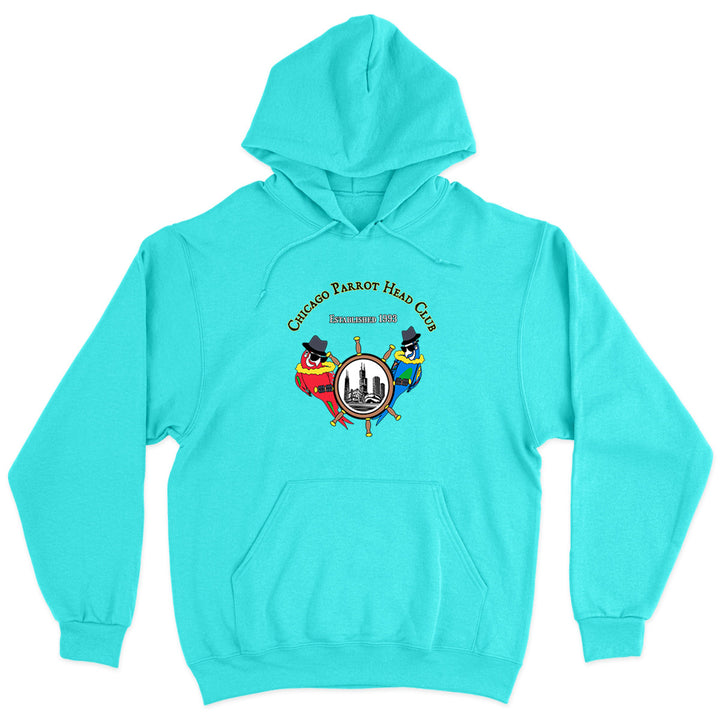 Chicago Parrot Head Club Jake & Elwood Soft Style Pullover Hoodie Scuba Blue
