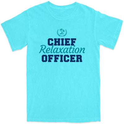 Chief Relaxation Officer T-Shirt Lagoon Blue