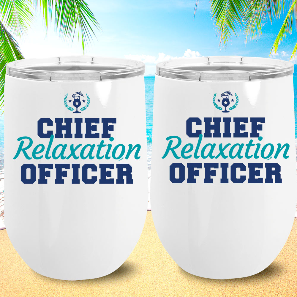 Chief Relaxation Officer 12oz Insulated Tumbler