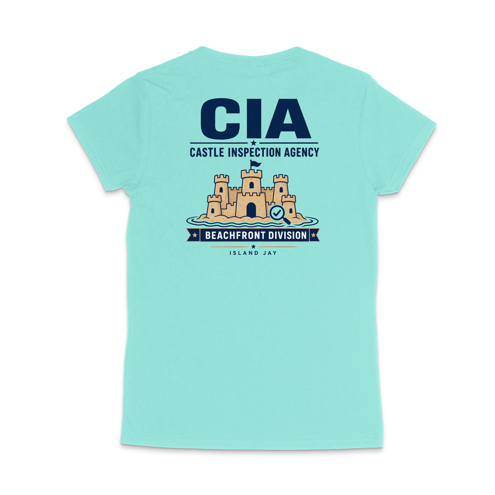 Castle Inspection Agency WOMEN'S V-Neck T-Shirt