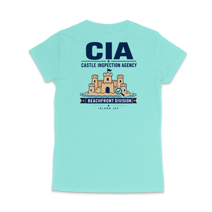 Castle Inspection Agency WOMEN'S V-Neck T-Shirt