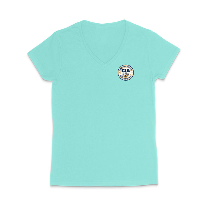 Castle Inspection Agency WOMEN'S V-Neck T-Shirt