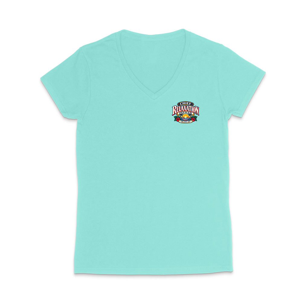 Chief Relaxation Officer WOMEN'S V-Neck T-Shirt