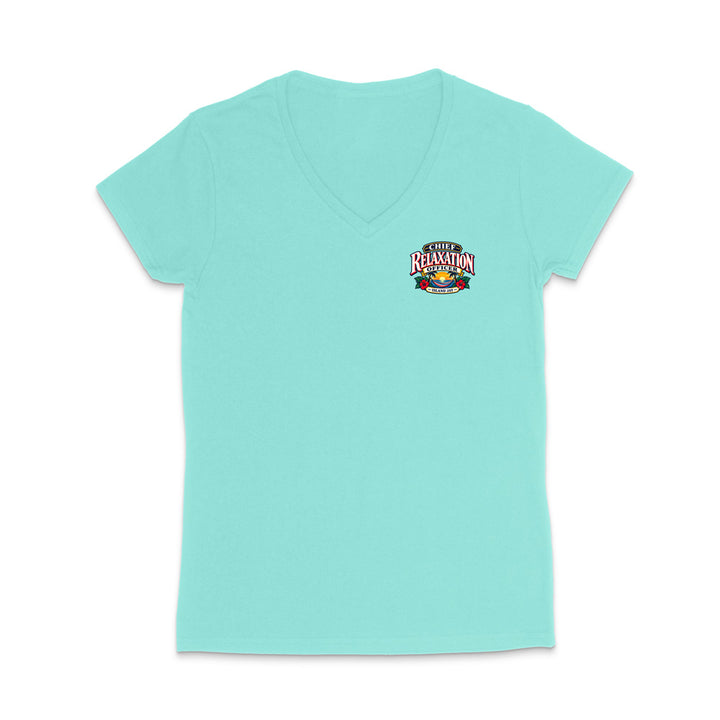 Chief Relaxation Officer WOMEN'S V-Neck T-Shirt