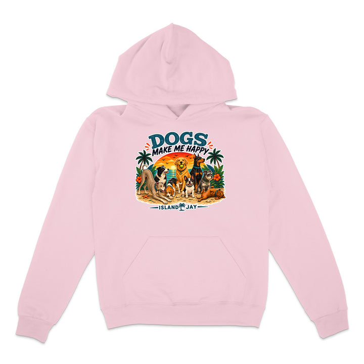 Dogs Make Me Happy Hoodie