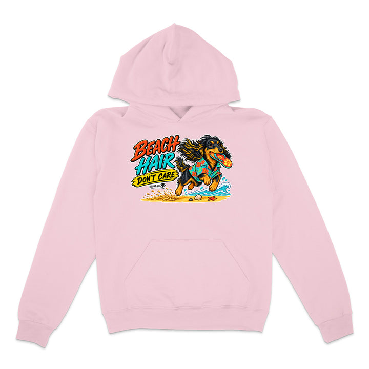 Beach Hair Don't Care Dog Hoodie