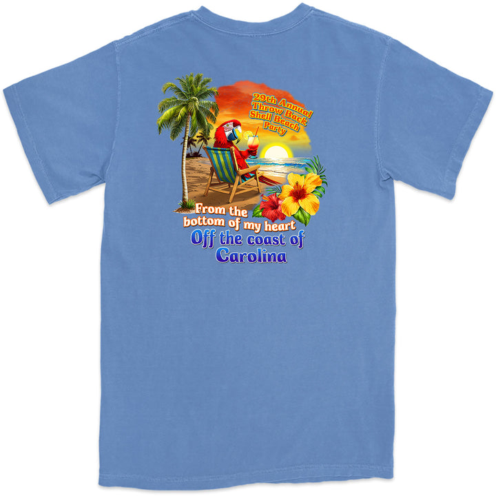 Coast of Carolina Throwback Party 2024 Parrot Head Club T-Shirt