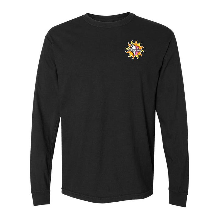 Black long-sleeve shirt with a Key West Conch Republic Flag graphic.